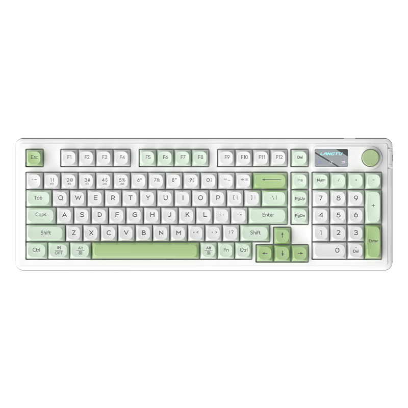 Langtu L99 Membrane Keyboard, 99 Keys, Quiet Keyboard, Gaming And E-Sports, Computer Office Keyboard, Wired Gasket Structure, RGB Lighting Effects, Blackberry