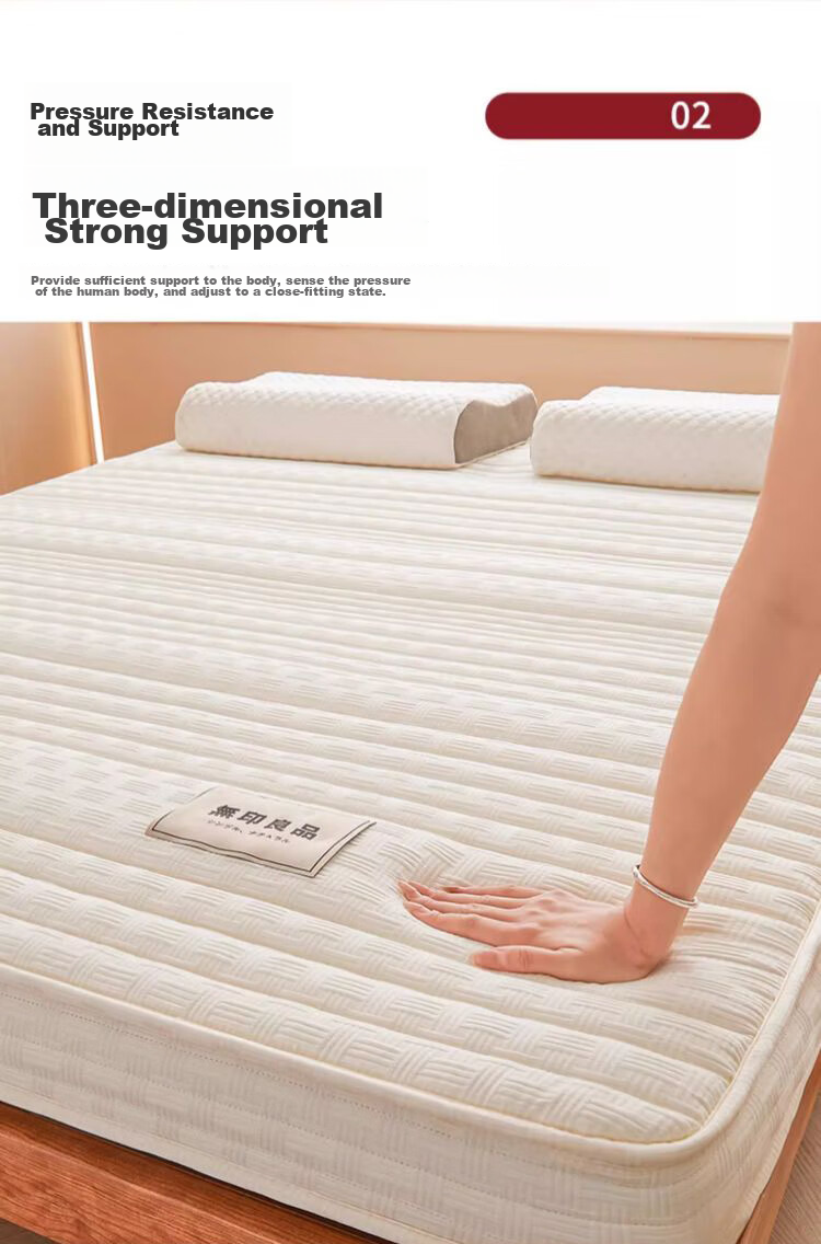 Wuyinliangpin Class A Fabric Knitted Jacquard Thickened Mattress Cover, Student Bedding, Dormitory Bed Pad, 1.8x2 Meters 6