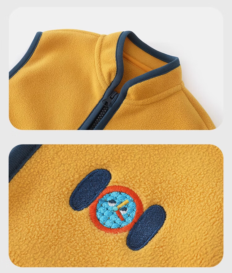 Ciciibear Boys' Fleece Vest Spring and Autumn Children's Warm Baby Waistcoat 28
