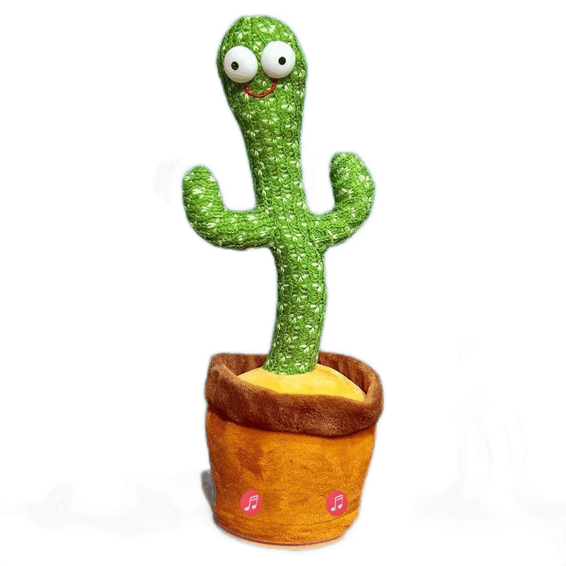 LEAIXIANG Children's Toy Dancing Cactus for Ages 1-3, Singing And Talking Repeating Plush Toy for Boys And Girls, Birthday Gift