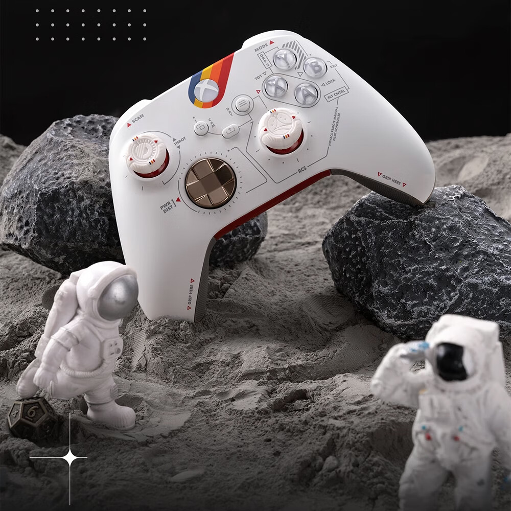Jixiang XBOX Joystick Caps 4 Pieces, Starry Sky Limited Edition Xbox Series X Game Controller Joystick Caps, Anti-Slip, Sweat-Resistant, Wear-Resistant Protective Joystick Keycaps 2