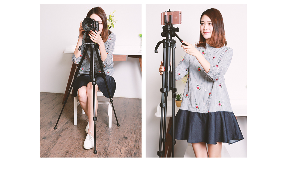 Weifeng WF-3320A Portable Tripod, Mirrorless And DSLR Camera Tripod, Camera And Smartphone Photography Outdoor Live Streaming Night Fishing Light Projector Floor Stand 14