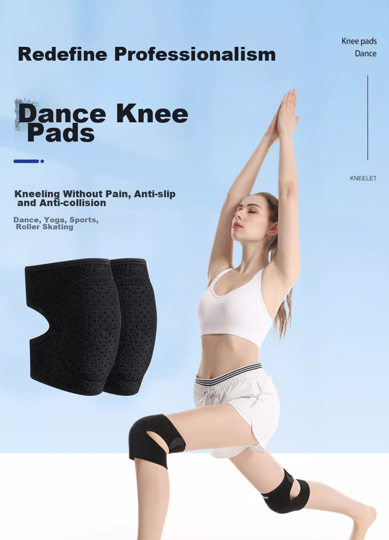 TEEIS Dance Knee Pads for Women, Adults And Children, Professional Dance Knee Protectors with Thick Foam, Breathable And Impact-Resistant 1
