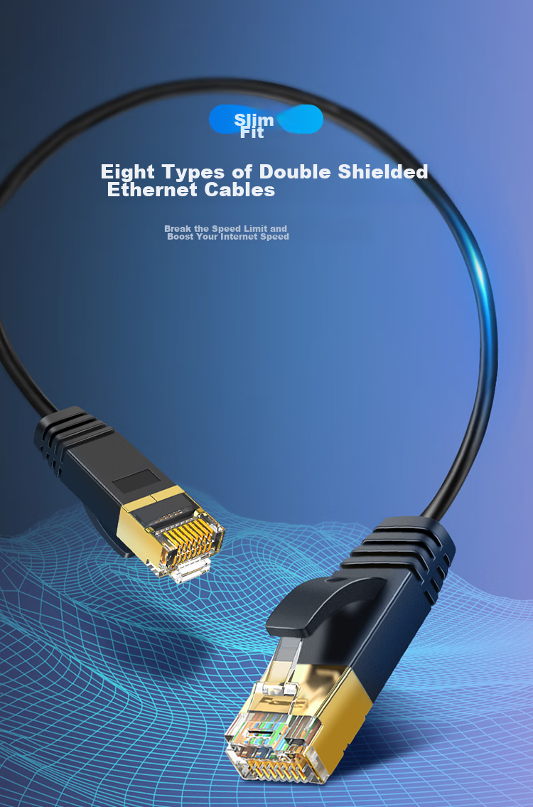 CABLE CREATION CL0325-G Cat8 10Gbps E-Sports Grade Ethernet Cable, CAT8 Patch Cord, 40Gbps Computer Broadband Network Transmission Thin Cable, 0.3 Meters 1