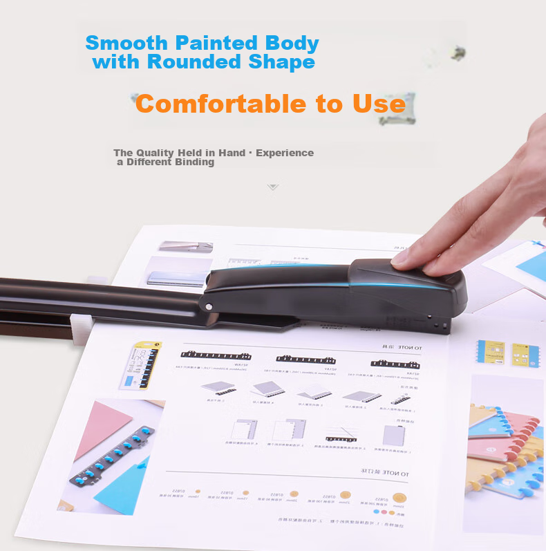 KW-Trio Heavy-Duty A3 Stapler, Office Stapling Machine, Saddle Stapler for Thick Documents, 50 Pages Capacity 8