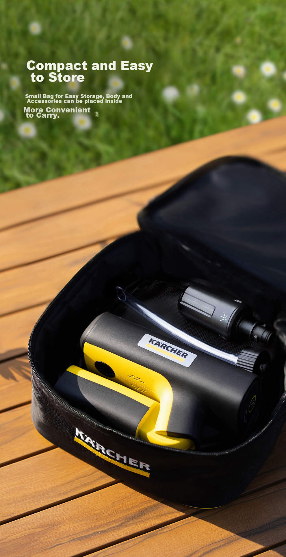 KARCHER German Wireless Car Washer, Car Washing Gun, Spray Gun, High-Pressure Water Gun, KHBAir [Major New Release] 9