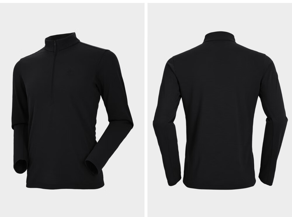 KAILAS Merino Wool Outdoor Hiking Warm Breathable Quick-Dry Base Layer Stand Collar Long Sleeve T-Shirt Women’s 5