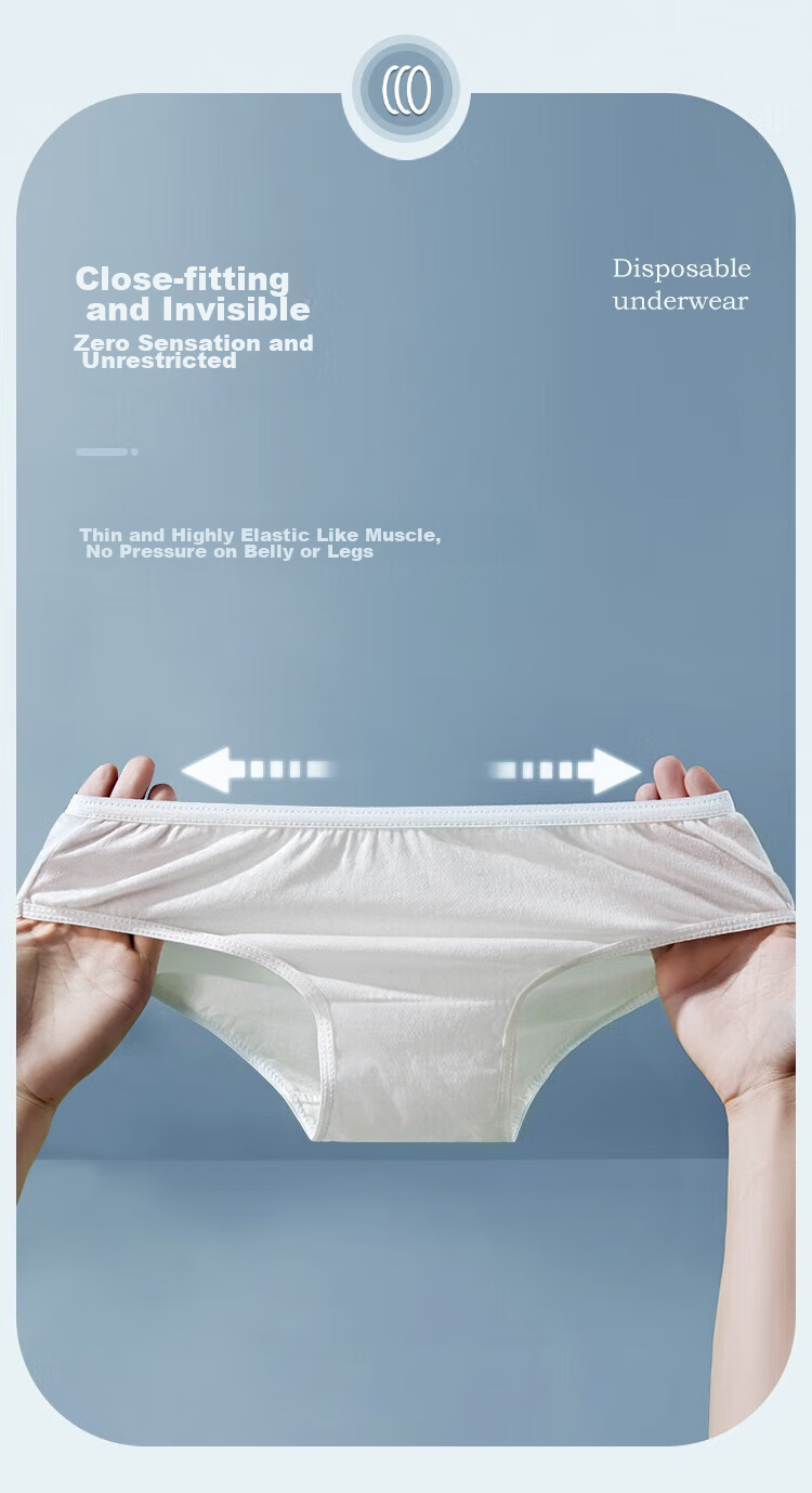 JOYNCLEON Disposable Women's Underwear, Maternity Pure Cotton Panties, No-Wash Travel Postpartum Large Size 20 Pairs L Jnk123538 7