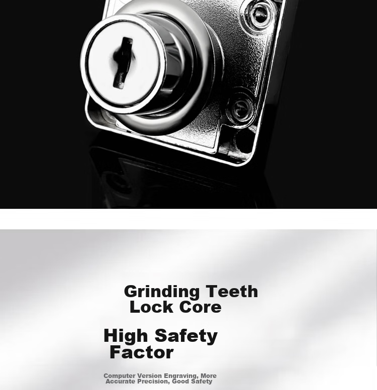 BLOSSOM Drawer Lock, Cabinet Lock, Universal Type 138-22MM, Zinc Alloy, Anti-Twist Key 5