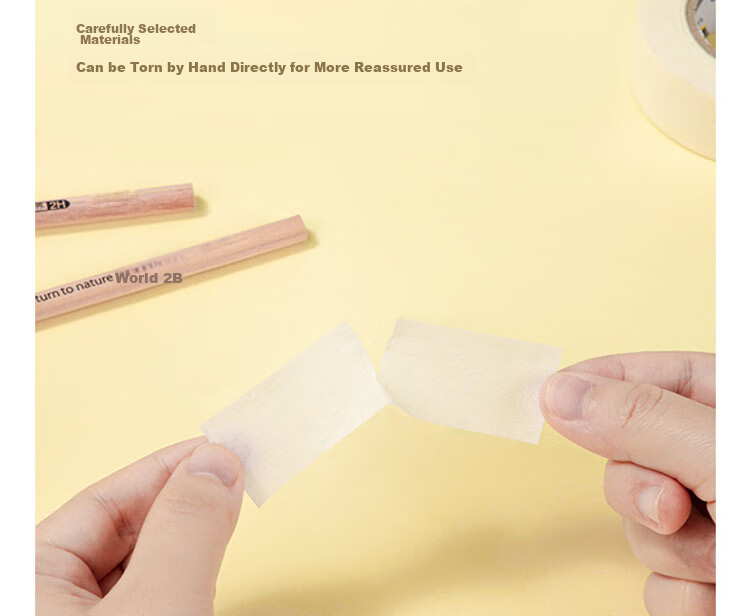 Ouliwen Masking Tape, 18mm*20m, 4 Rolls, Wall-Friendly, Paint Protection, Renovation Protection, Hand Painting, Traceless And Removable, Specialized Tape 9