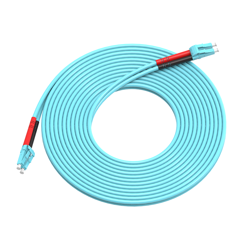 Nokoxin 10m Telecom Grade 10G OM3 Multimode Duplex Fiber Optic Patch Cable LC-LC Bend-Resistant Fiber Module for Data Center Communication