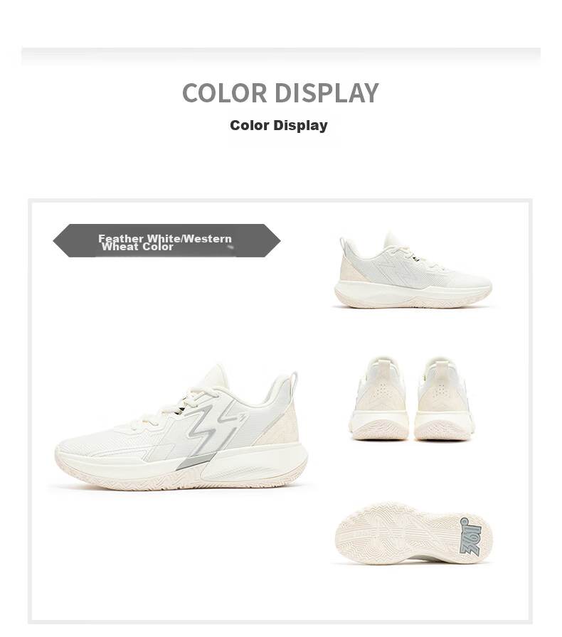 361° Basketball Shoes BIG3Team Spring And Summer Youth Professional Low-Top Sneakers for Men 672331109-2 23