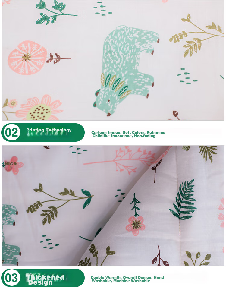 Xiqinbao Baby Mat (Cushion + Pad), Kindergarten Entrance Mat, Newborn Baby Mat, 120*60cm 4