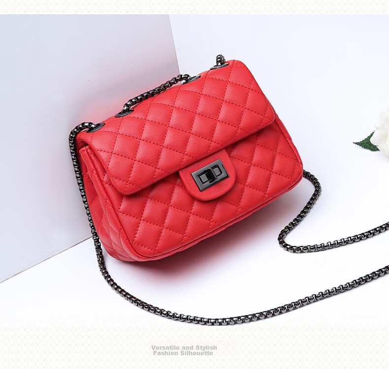 Viney Leather Handbag, Women's Brand Chain Bag, Light Luxury Shoulder Crossbody Bag, Practical Birthday And Mother's Day Gift for Mom 13