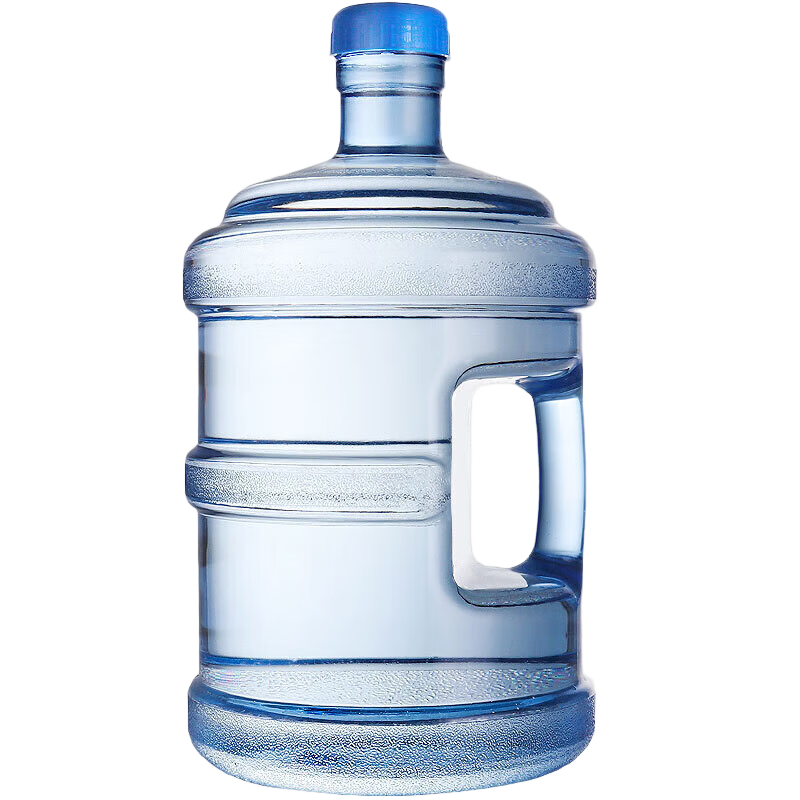 BJ Pure Water Bucket, Food-Grade PC Water Container, Drinking Water Large Bucket, Water Dispenser Empty Bucket with Handle, Large Capacity 7.5L + Water Bucket Brush