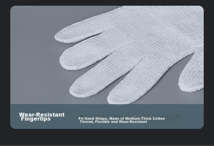 Minggu Cotton Work Gloves, 30 Pairs, Grade A Cotton Yarn Gloves, Soft Wholesale, Thickened Wear-Resistant Construction Site Gloves, 30 Pairs [Full Weight] CW092068 13