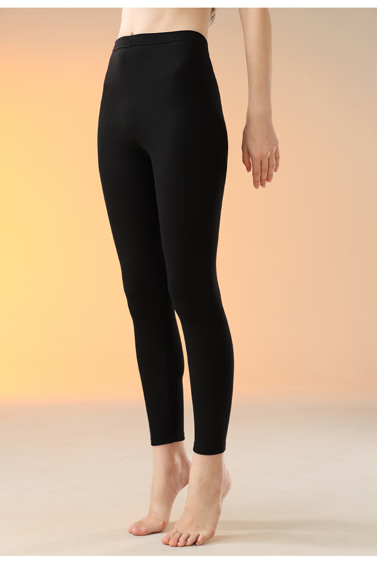 LangSha Women's Thermal Underwear, Tight-Fitting Warm Fleece-Lined Pants for Winter And Autumn, High-Waisted Leggings, Cashmere Base Layer Pants 21