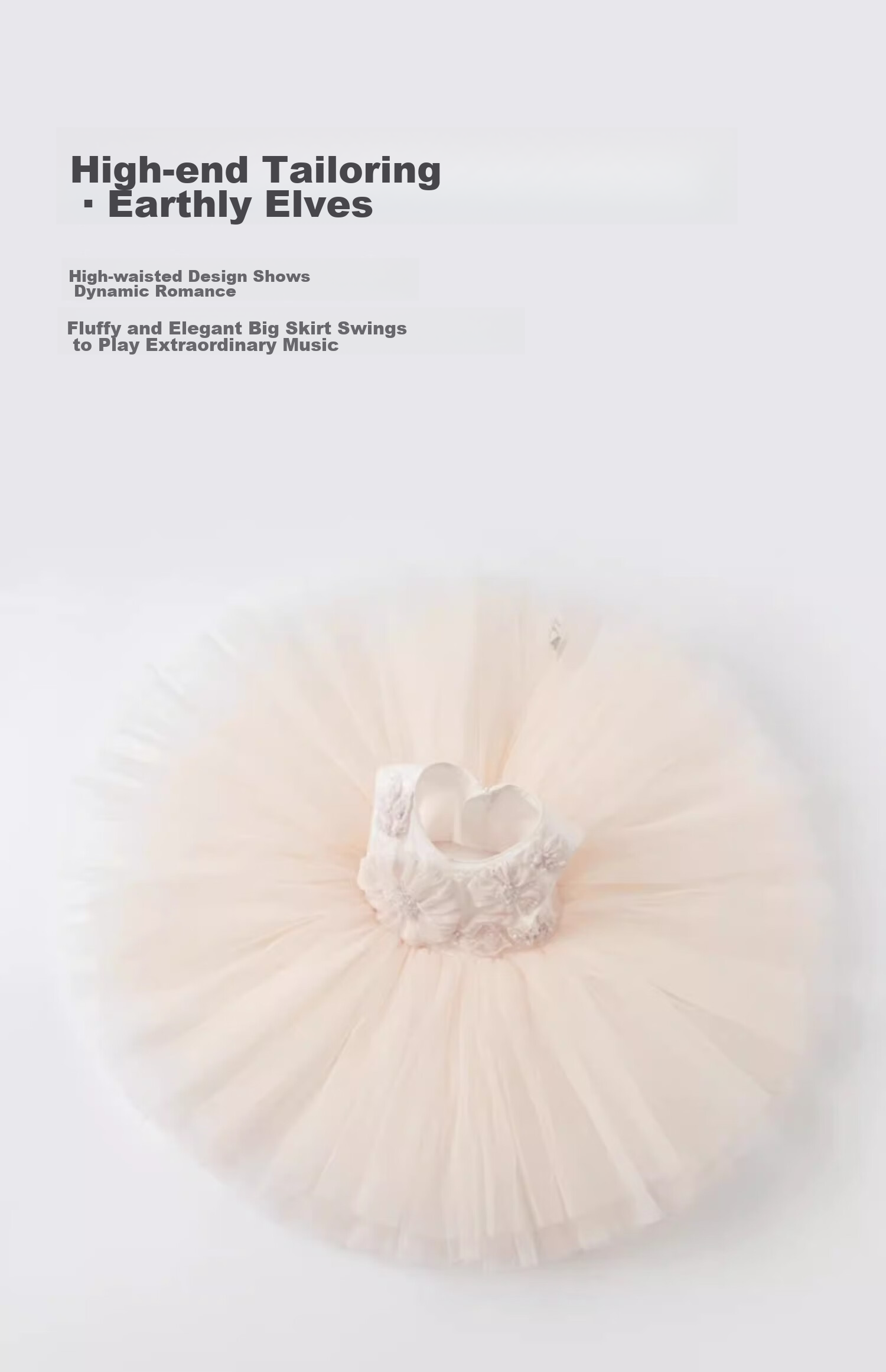 DAVE & BELLA [High-End Formal Dress] Girls' Summer Dress, Children's Princess Dress, Baby's First Birthday Party Dress 4