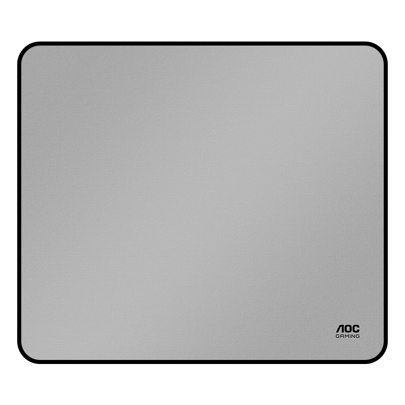 AOC G21L/93 Light Gray Professional Gaming Mouse Pad, Smooth Version, 460*400*4mm, High-Density Fiber, Edge-Locked Keyboard Computer Desk Pad