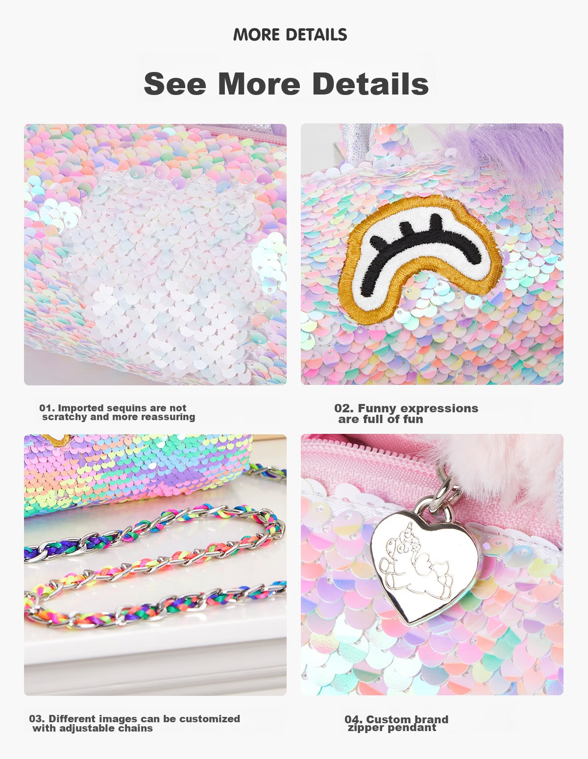 Liangpiandujiaoshou Crossbody Bag, Cute Fashionable Small Bag, Trendy Toy for Children, Girls' Handbag, Birthday Gift 7