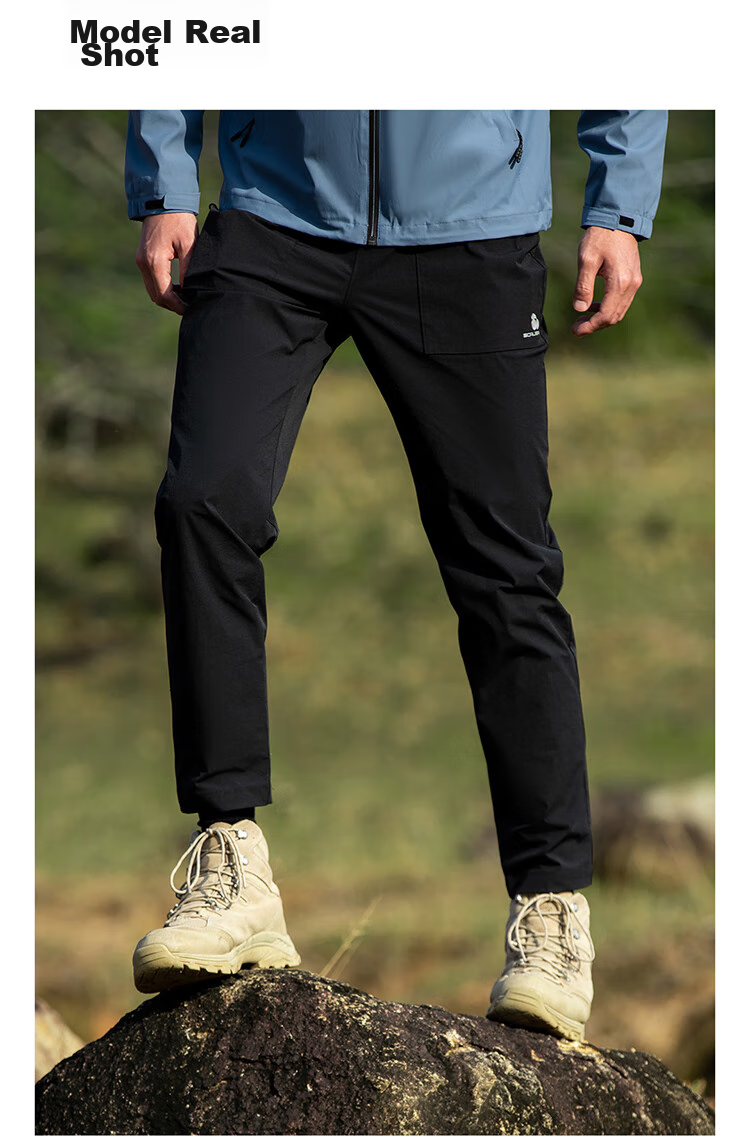 SCALER Quick-Dry Pants for Men, Summer Breathable Elastic Straight-Leg Casual Sports Trousers for Women F3514408 13