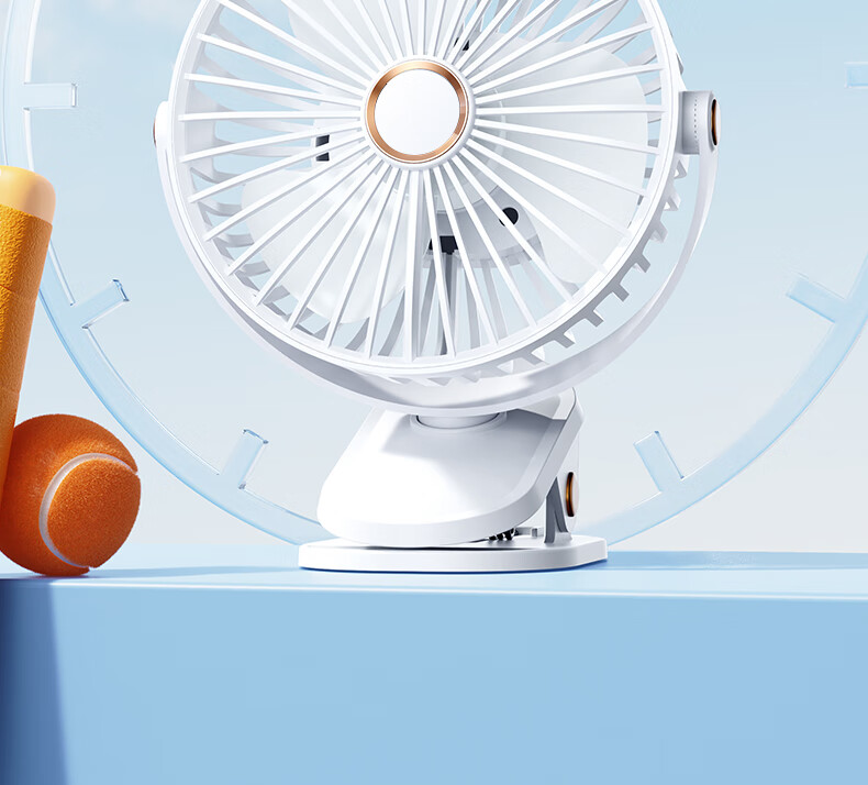 Kumeng Desktop Fan, USB Clip-On Small Fan, Quiet Mini Fan for Student Dormitory Bed, Ultra-Long Battery Life, Wall-Mounted, Office Mini Rechargeable Fa 21