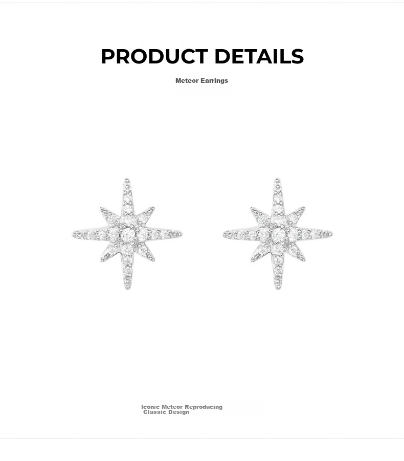 APM Monaco Baby Double Star Necklace Sweater Chain + Hexagram Earrings Gift Box Set, Gift for Girlfriend 4