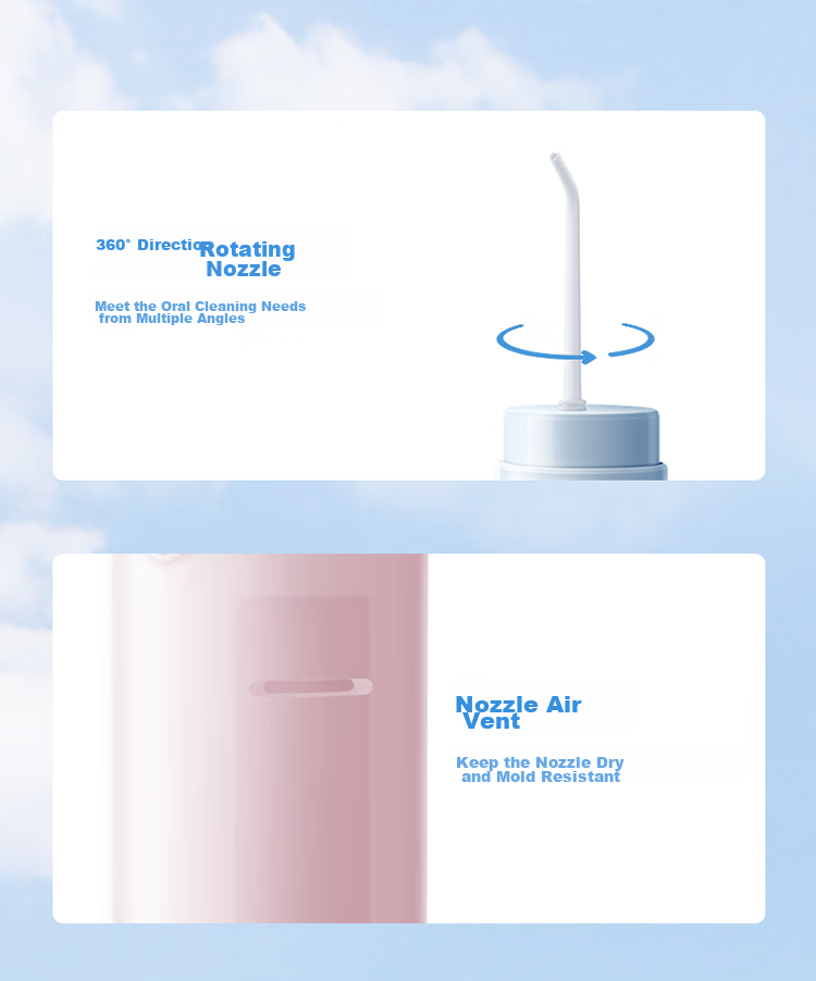 Panasonic Dental Irrigator, Small Round Tube, Extendable And Portable, for Adults And Children, Water Flosser, Tooth Cleaner, Orthodontic Device, Practical Gift for Men And Women, DJ33 Pink 25