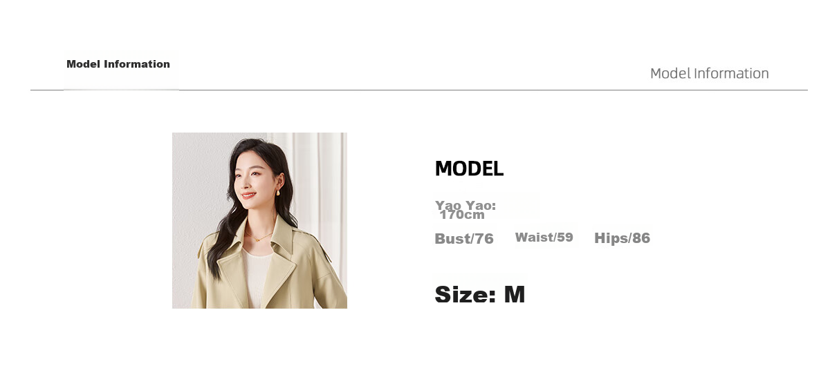 Chushen Spring And Autumn Women's Short Jacket, Fashionable And Elegant Design with Lapel Collar, Waist-Cinching Drawstring, Short Trench Coat S61D164 11