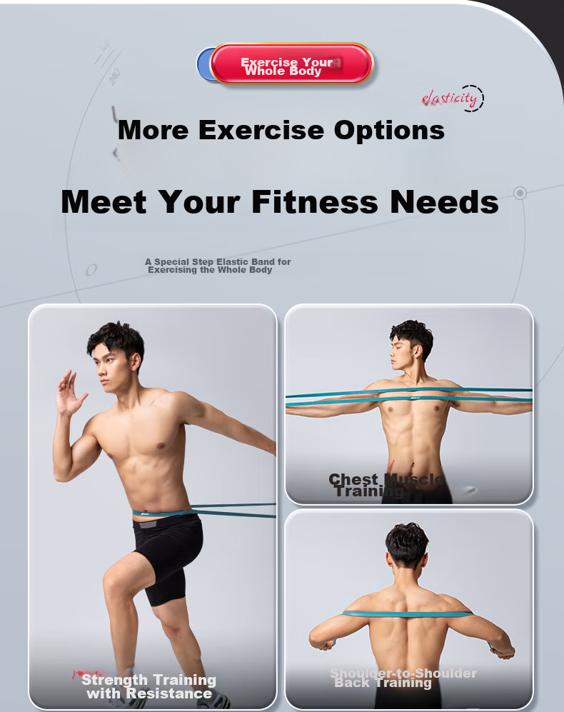 XTEP Elastic Band, Fitness Pull-Up Assistance Band, Elastic Rope, Single Bar Training, Track And Field Resistance Band, Leg Exercise Band, Gree 17