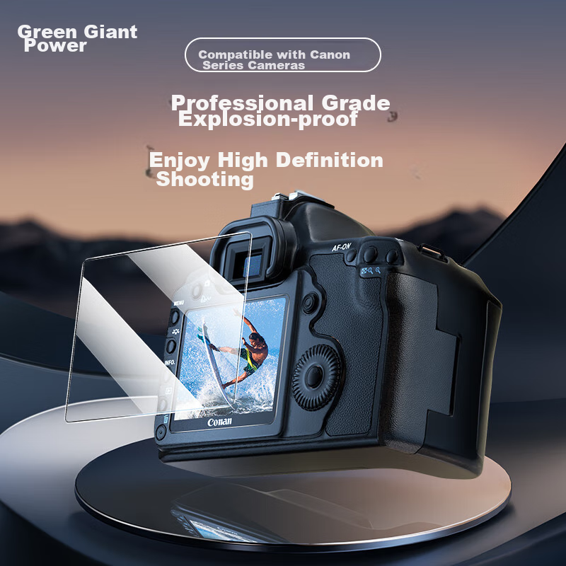 Llano Screen Protector for Canon M6II M50II G7X2 Cameras, Tempered Glass Film, High Definition Anti-Scratch Wear-Resistant, DSLR Mirrorless Camera Accessory
