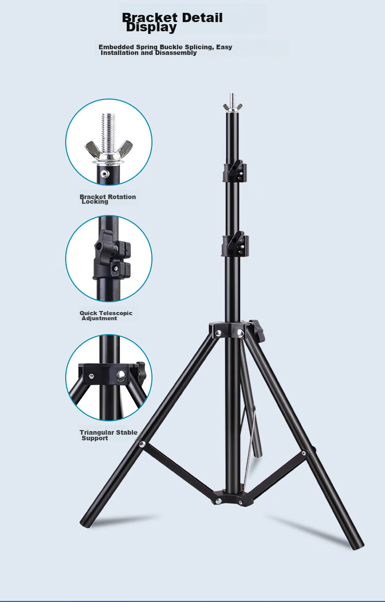 LATZZ 3*4 Meter Photography Backdrop Stand, Live Streaming Green Screen Stand, Chroma Key Photo Background Cloth Stand, Portrait Clothing ID Photo Shooting Stand, Thickened Portable Telescopic Gantry Background Stand 13