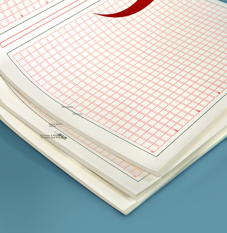 Weikeduoli A4 Grid Paper for Public Exam Essay Writing, Civil Service Exam Essay Answer Sheet, A4 Grid Notebook for Students Taking Civil Service Exams, Essential Thickened 50 Sheets 2-Pack [Bestselling Low Price] 6