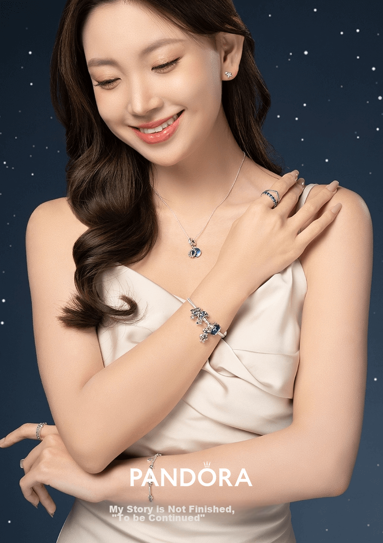 Pandora Starry Sky Bracelet, 925 Silver Meteor, Simple And Versatile, Niche Birthday Gift for Girlfriend 1