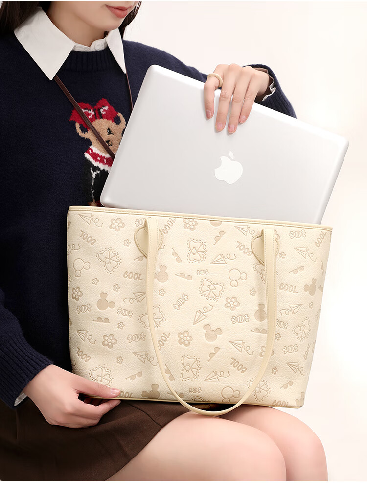AILUXI Lightweight Versatile Large-Capacity Handbag, Women's Bag, Student Laptop Tote Bag, Commuter Shoulder Bag, Handheld Bag for National Day Outings 19