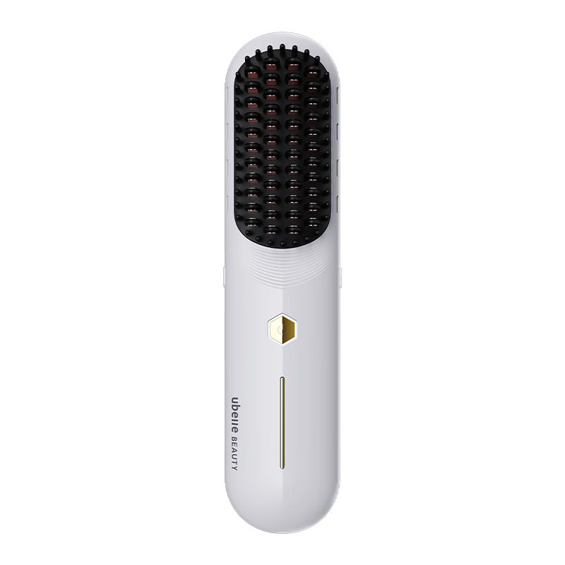UBelle [Mid-Autumn Festival Gift] Cold Wind Wireless Straight Hair Brush, Negative Ion Hair Care, Non-Damaging Straightening Iron, Portable One-Comb Instant Smoothness, High Crown Frizz Improvement, Birthday Gift for Girlfriend