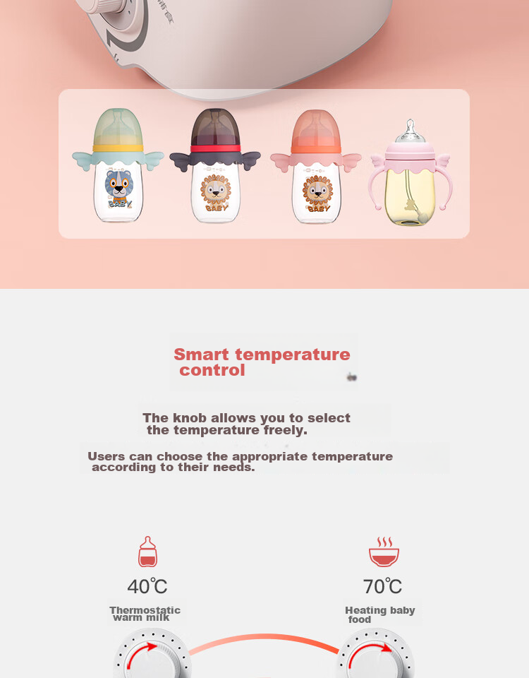Little White Bear Milk Warmer Portable Breast Milk Heater Defrost and Heating All-in-One Machine-5075 8