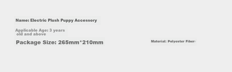 Babycare Electric Plush Puppy Pet Accessories, Stuffed Animal, Western High Birthday Gift - Charmable Beret Set 1