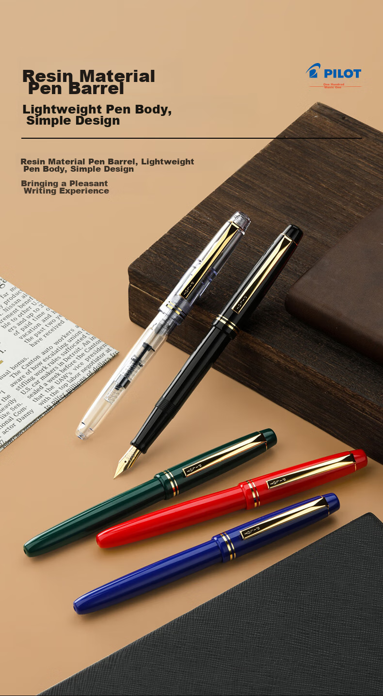 PILOT [Best-Selling Product] 78G Student Fountain Pen Gift Set Calligraphy Pen Writing Practice Pen Birthday Gift High-Quality Imported Signature Pen F Nib Ivory White (With Ink) 7