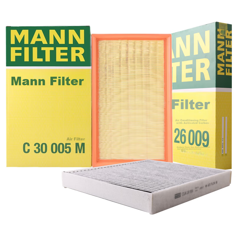MANNFILTER Filter Set Including Air Filter And Cabin Air Filter for Volkswagen CC, Magotan, Passat, Lingdu, Tiguan, Kodiaq, Skoda Superb A3