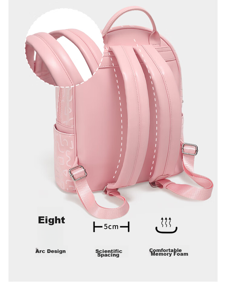AILUXI Stylish Backpack for Women Students, Travel Commute Small Backpack, Cute Versatile Large Capacity Schoolbag Birthday Gift 15