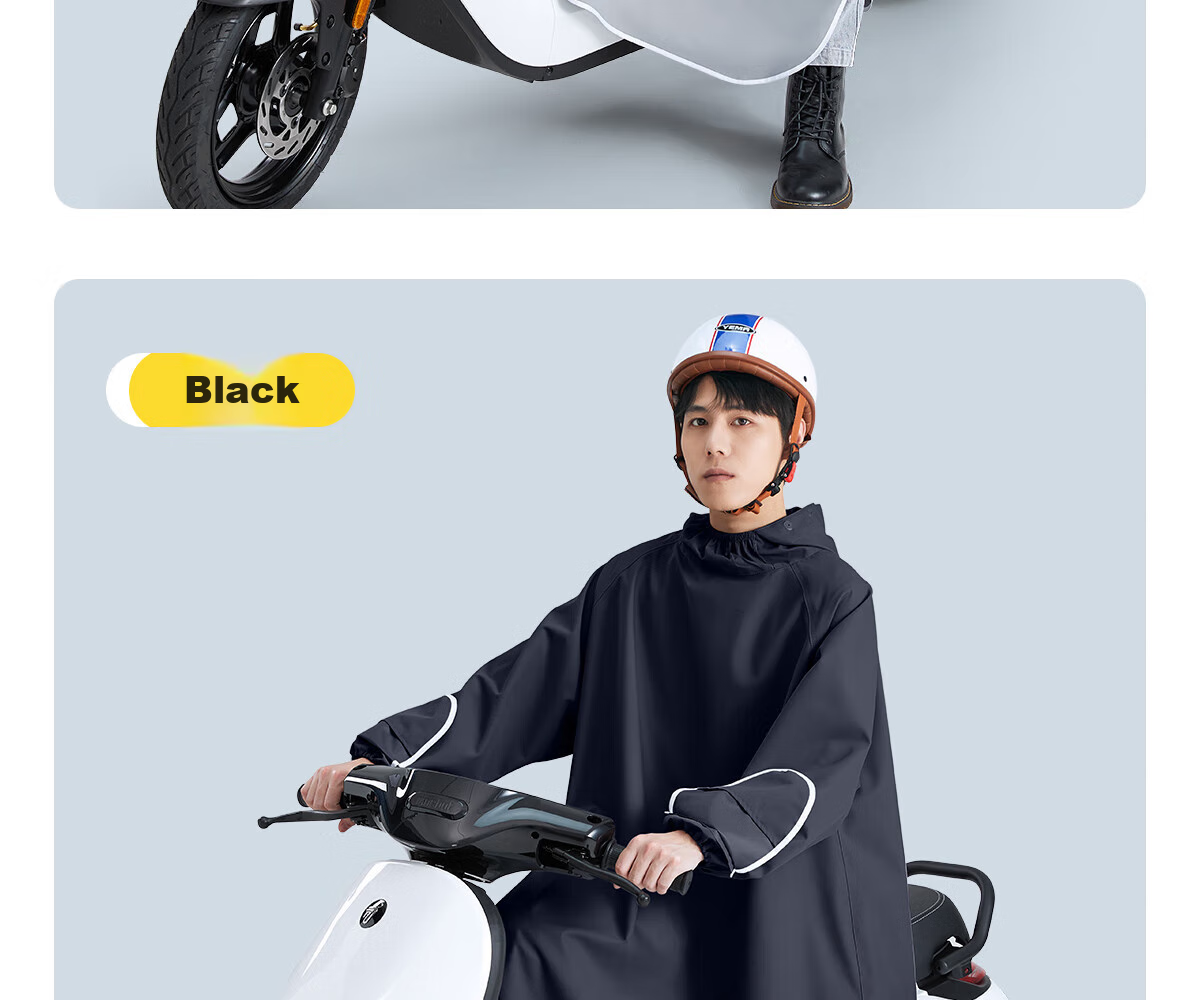 Chegui Mu [Recommended by Procurement] Electric Motorcycle Double-Layer Thickened Split Raincoat Heavy Rain Labor Protection Sanitation Security Raincoat 22