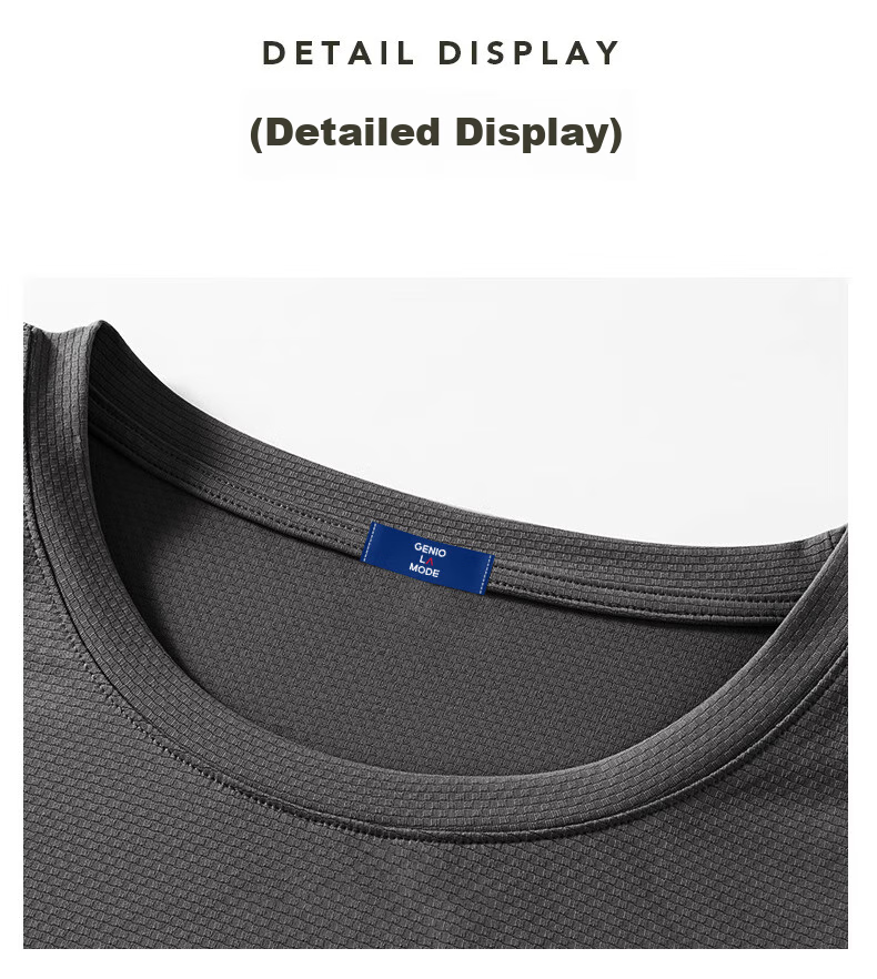 GENIOLAMODE Men's Tank Top, Summer Ice Silk Cool-Feeling Quick-Dry Breathable Running Sports Sweat-Wicking Versatile Sleeveless T-Shirt, Black, M 23