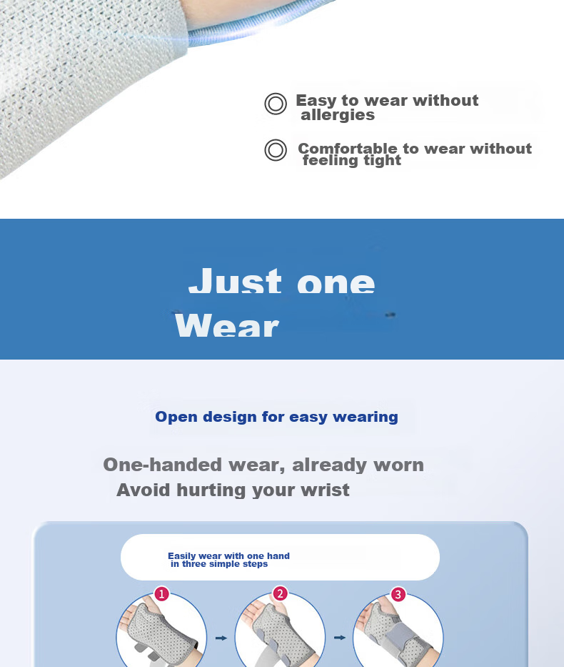 CRALVKOIN Medical Wrist Joint Fixation Brace, Breathable Support for Wrist Fracture, Tenosynovitis, Wrist Sprain, And Ligament Injury 12