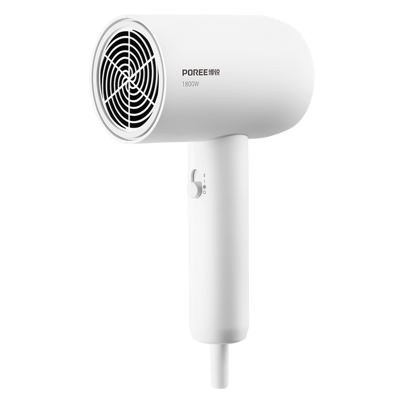 FLYCO Hair Dryer for Home Use, High Power, Constant Temperature, Hair Protection, Compact And Portable, Three-Speed Cold And Hot Air, Electric Hair Dryer, Gift for Women, Simple White PH1621