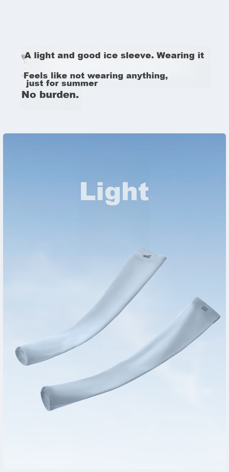 HLA Ice Silk Arm Sleeves for Men And Women, UV Protection Sun Protection Arm Covers for Summer Driving And Cycling 6