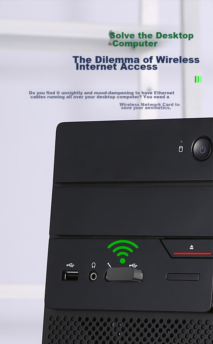 COMFAST CF-813B Dual-Band 650M Bluetooth 5G Wireless Network Adapter for Desktop And Laptop Computers, WIFI Receiver And Transmitter, Bluetooth WIFI Two-I 3