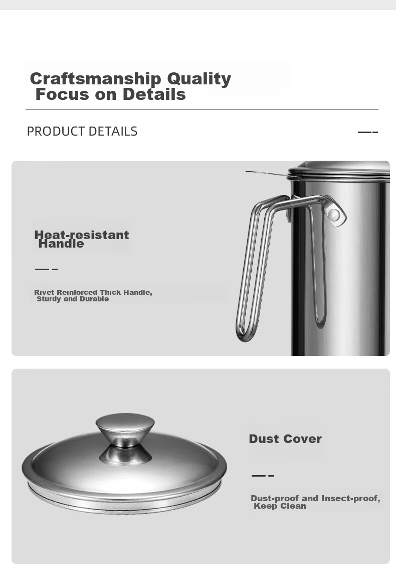 Joyoung Oil Dispenser, 304 Stainless Steel, Household Oil Strainer, Oil Storage Bottle, Kitchen Essential Tool, 1.8L 25