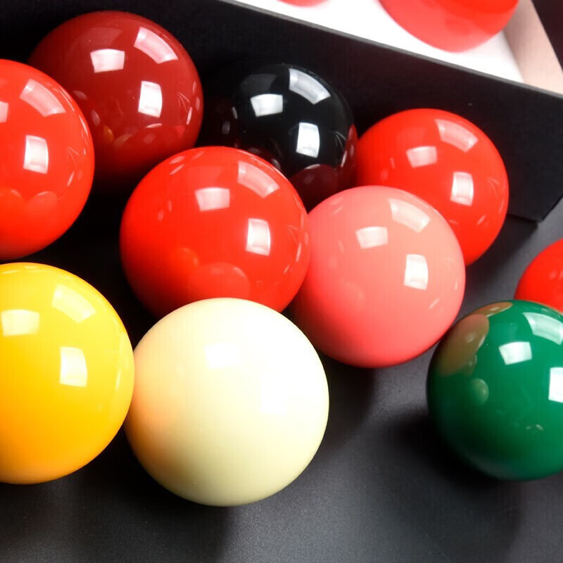 INVUI INVUI Billiard Balls, English Snooker Standard Billiard Balls, Crystal Balls, Billiard Table Accessories, 52.5mm