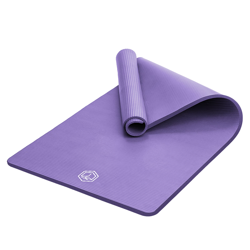 JD Original Yoga Mat, Men's Fitness Women's Home Exercise Mat, Thickened And Enlarged Soundproof, Twilight Purple, 183*61cm